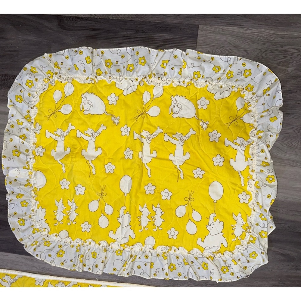 Vintage 70s Sears Disney Winnie The Pooh PILLOW CASE VERY RARE HTF Tigger Eeyore